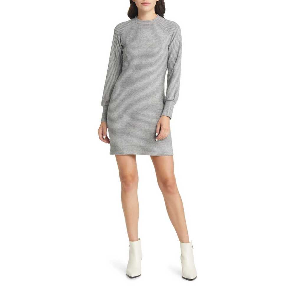 STEVE MADDEN Crissy Long Sleeve Dress In Heather … - image 1