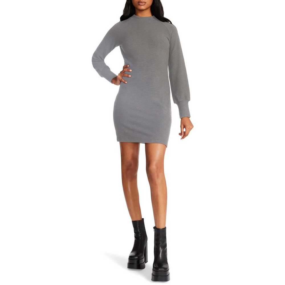 STEVE MADDEN Crissy Long Sleeve Dress In Heather … - image 2