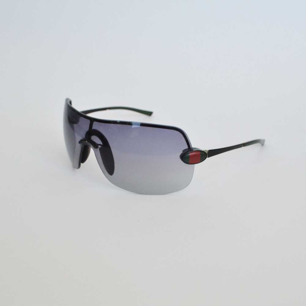 Gucci × Streetwear × Vintage GUCCI Sunglasses Bla… - image 1