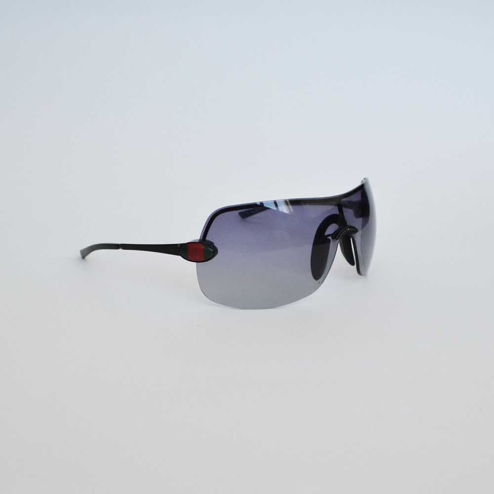 Gucci × Streetwear × Vintage GUCCI Sunglasses Bla… - image 3