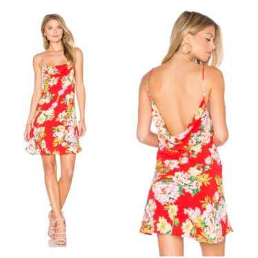 Privacy please revolve red floral dress