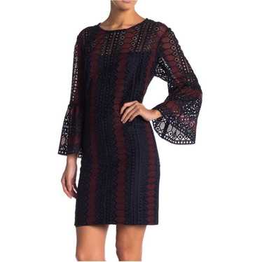 Trina Turk Dreamland Crochet Lace Shift Dress Size