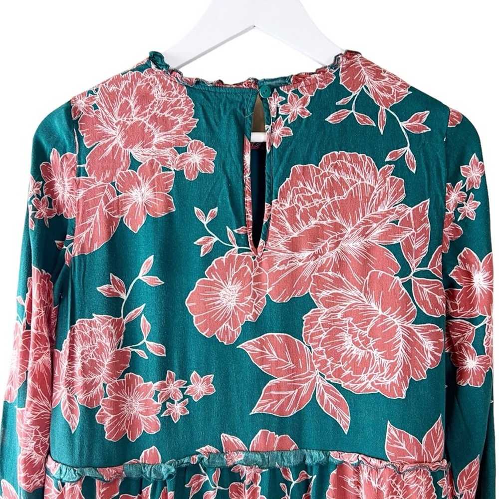 Maeve Anthropologie Esther Floral Tiered Tunic Dr… - image 11