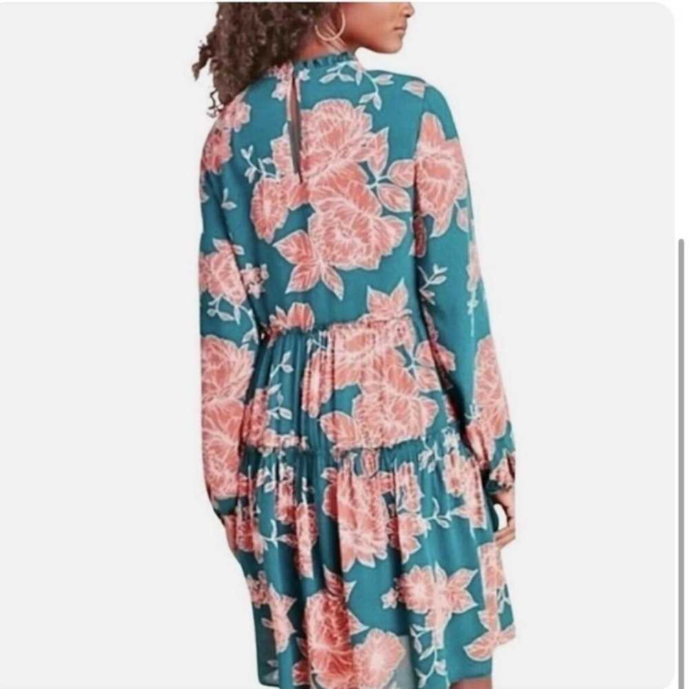 Maeve Anthropologie Esther Floral Tiered Tunic Dr… - image 3