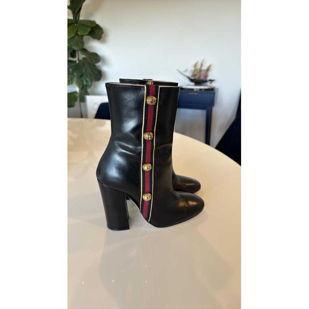 Gucci Leather boots - image 6