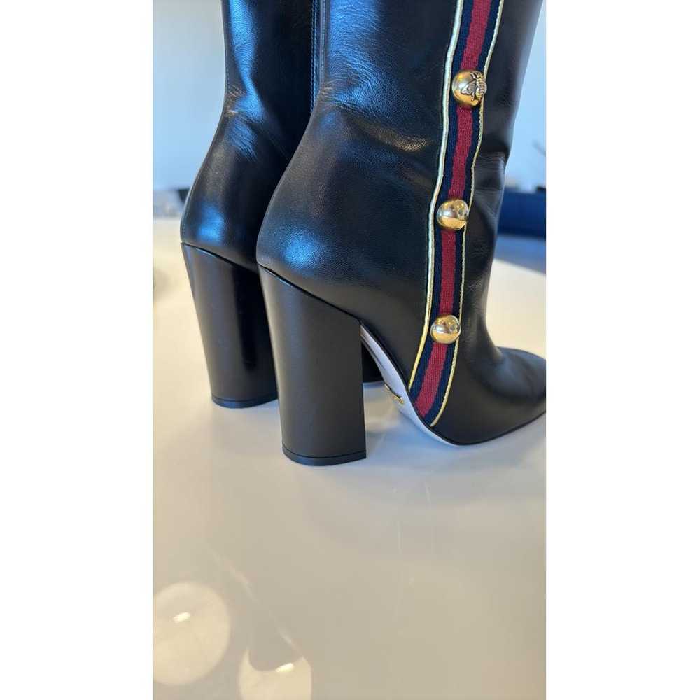 Gucci Leather boots - image 7