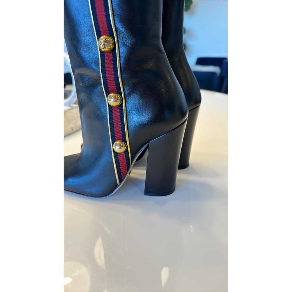 Gucci Leather boots - image 8