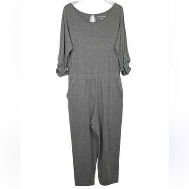 Soft Surroundings Jersey Jumpsuit Size Small in g… - image 1