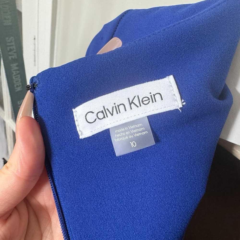 Blue Calvin Klein dress - image 3