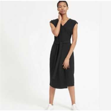 Everlane Japanese Go Weave Wrap Dress