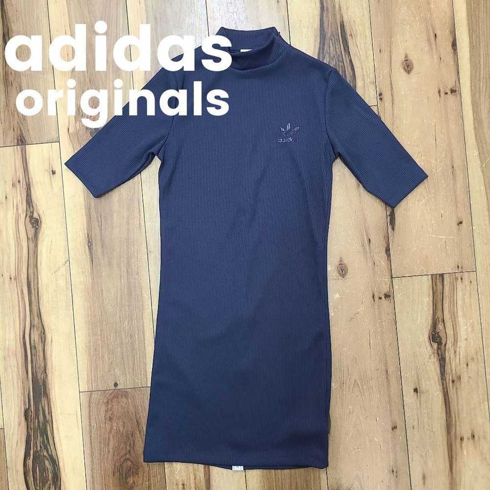 Adidas Originals Rib Short-Sleeve One-Piece - image 1