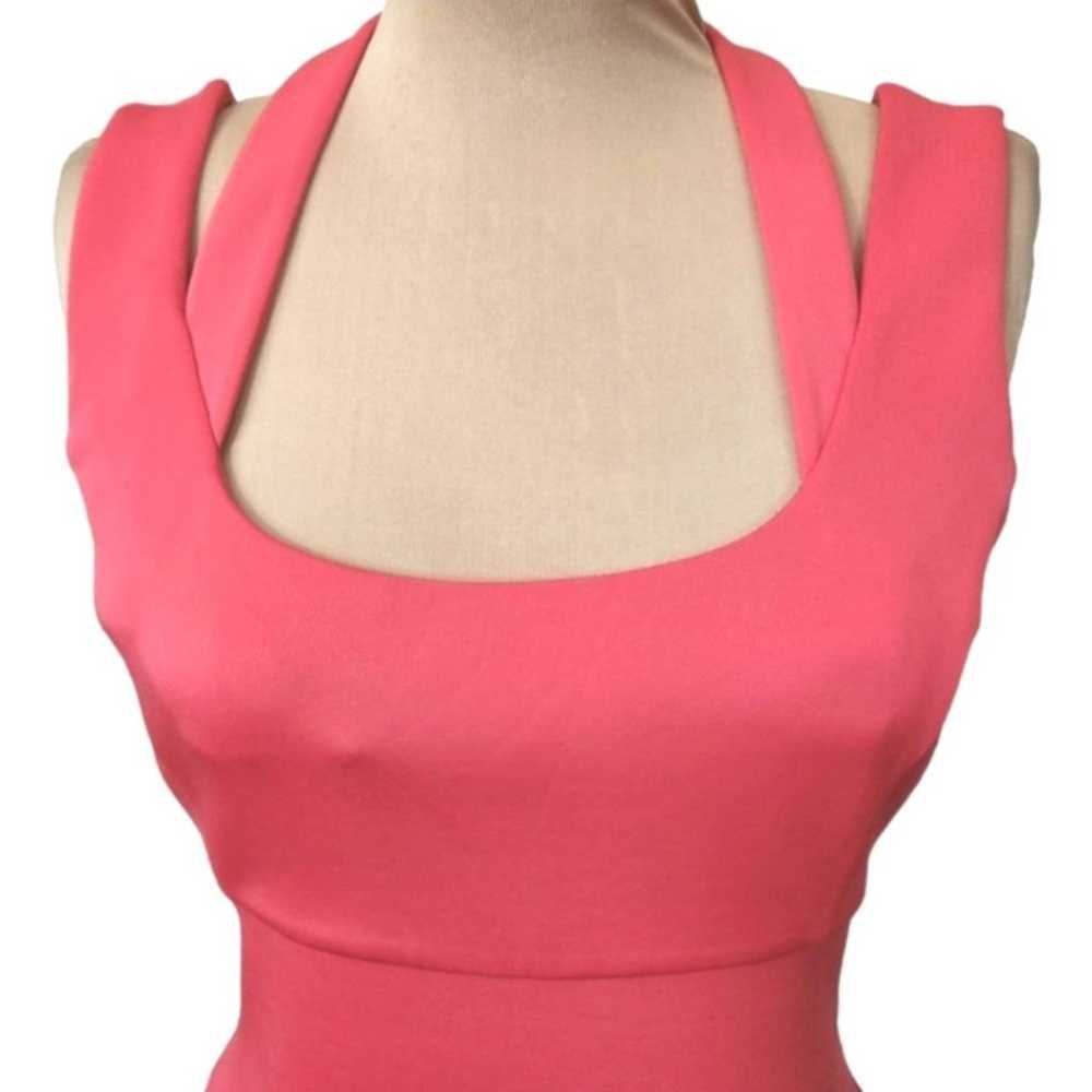 GUESS sherbet pink bodycon scuba dress - size M - image 2