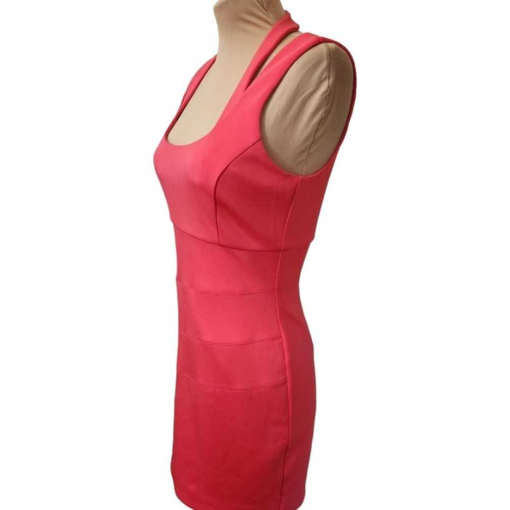 GUESS sherbet pink bodycon scuba dress - size M - image 4