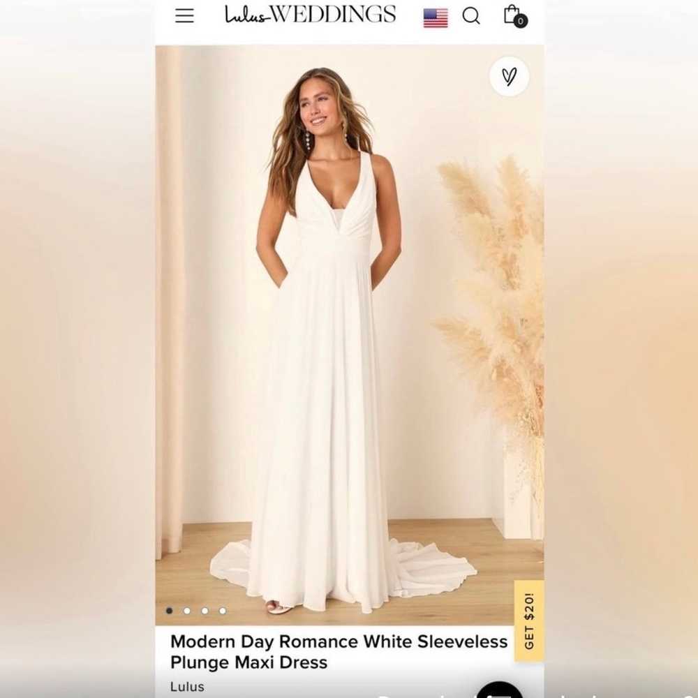 Lulu’s Modern Day Romance Wedding Dress - image 1