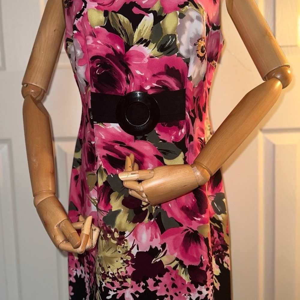 Dress floral dress summer time elegant women’s ne… - image 2