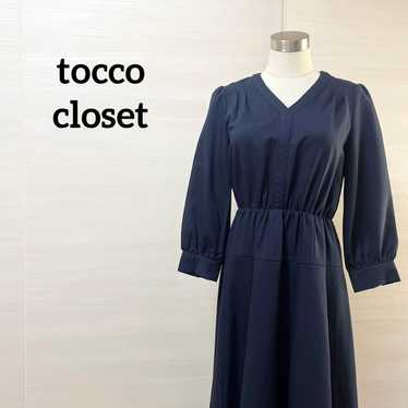 tocco closet★ One-piece Dress with Pearl Sleeves … - image 1