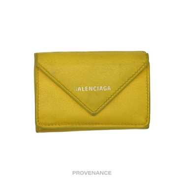 Balenciaga 🔴 Balenciaga Papier Mini Wallet - Yel… - image 1