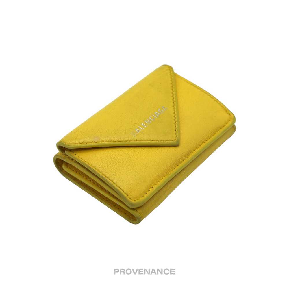 Balenciaga 🔴 Balenciaga Papier Mini Wallet - Yel… - image 4