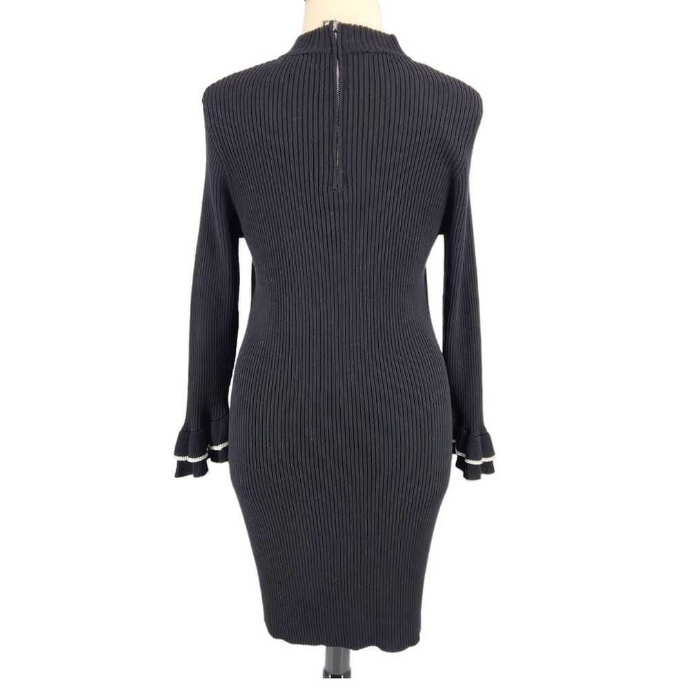 Linea Donna Ribbed Sweater Dress w Ruffle Cuffs W… - image 4