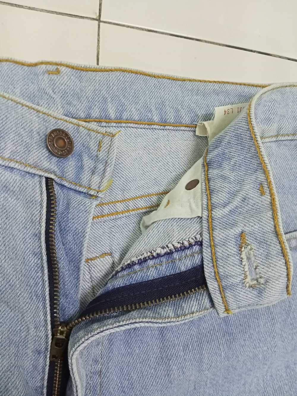 Levi's × Vintage Vintage 90s Levis 510 Light Wash… - image 6