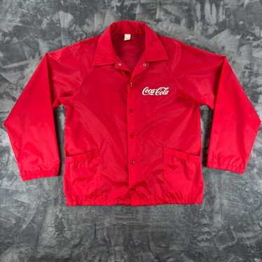 COCA-COLA CONSOLIDATED Black Zip Up Jacket Size newest Medium