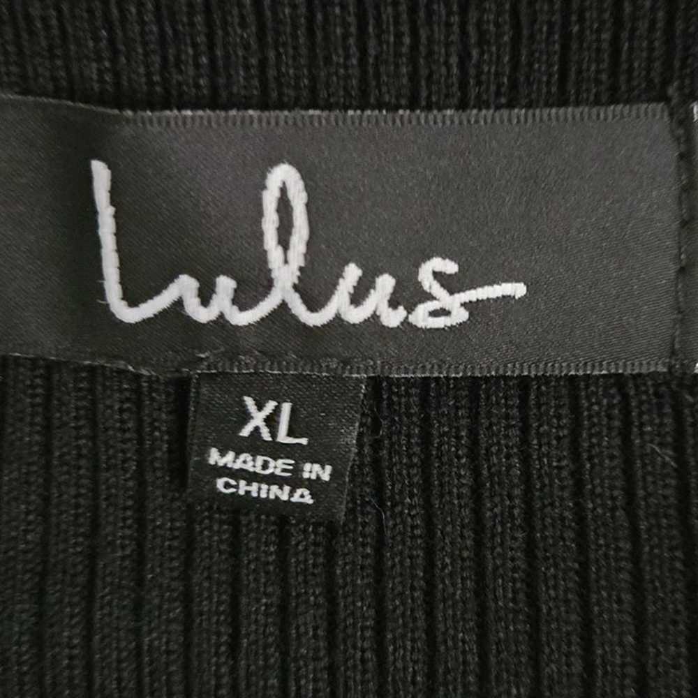 Lulus Blaire Black Striped Ribbed Bodycon Sweater… - image 10