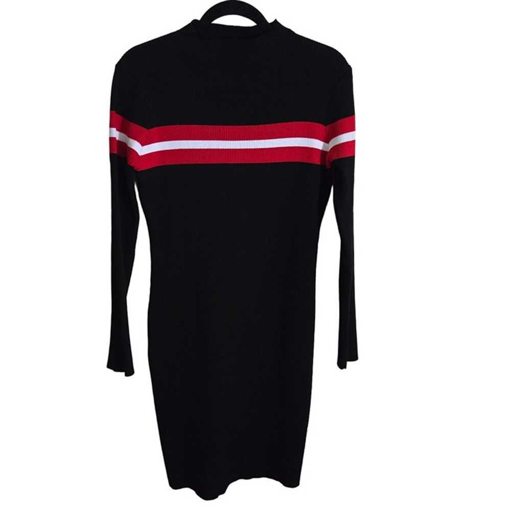 Lulus Blaire Black Striped Ribbed Bodycon Sweater… - image 2