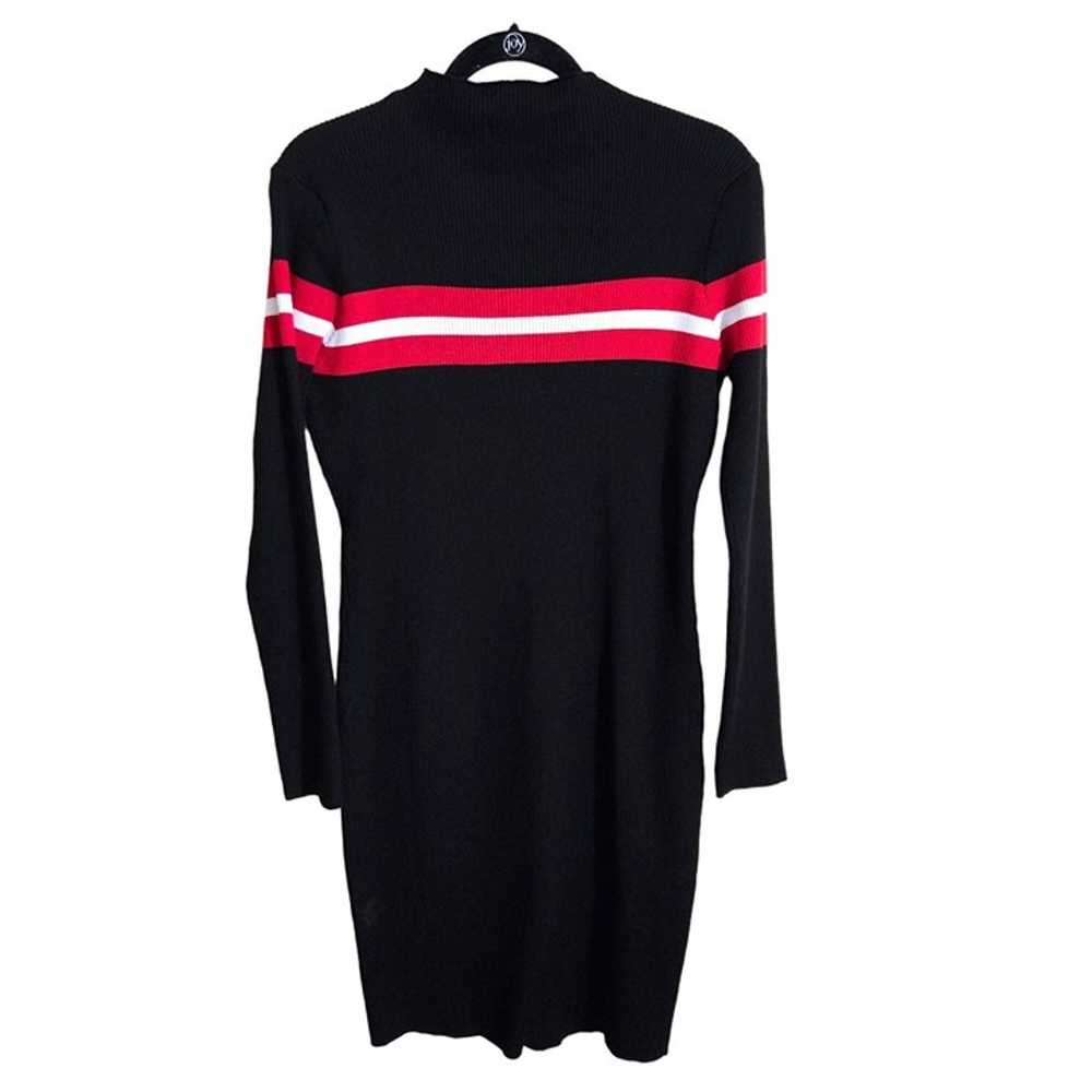 Lulus Blaire Black Striped Ribbed Bodycon Sweater… - image 3