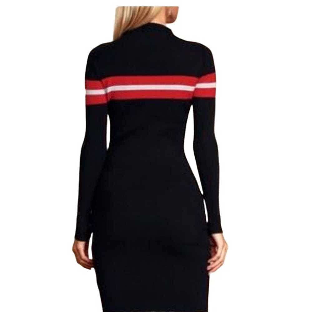 Lulus Blaire Black Striped Ribbed Bodycon Sweater… - image 5