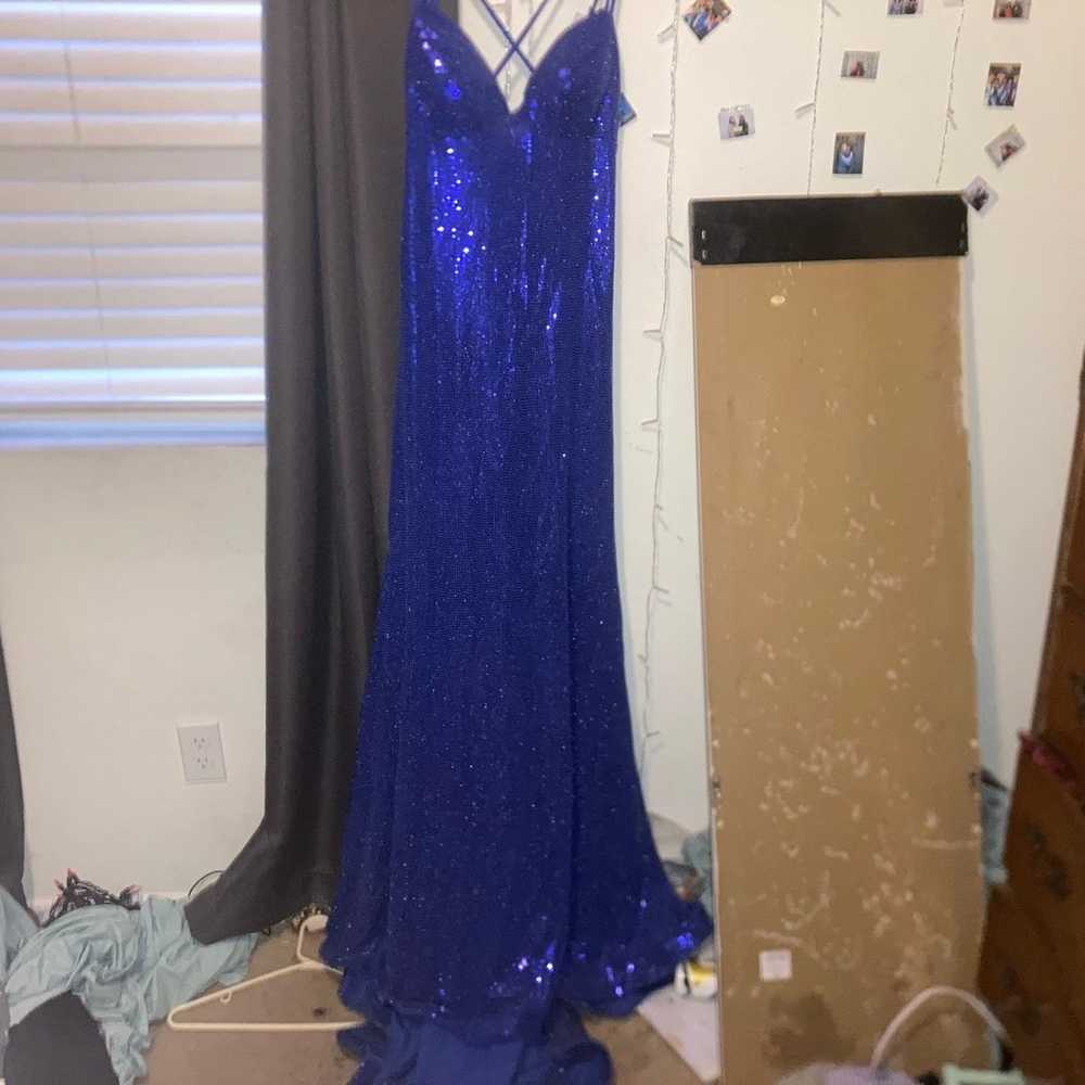 Royal Blue prom Dress - image 4