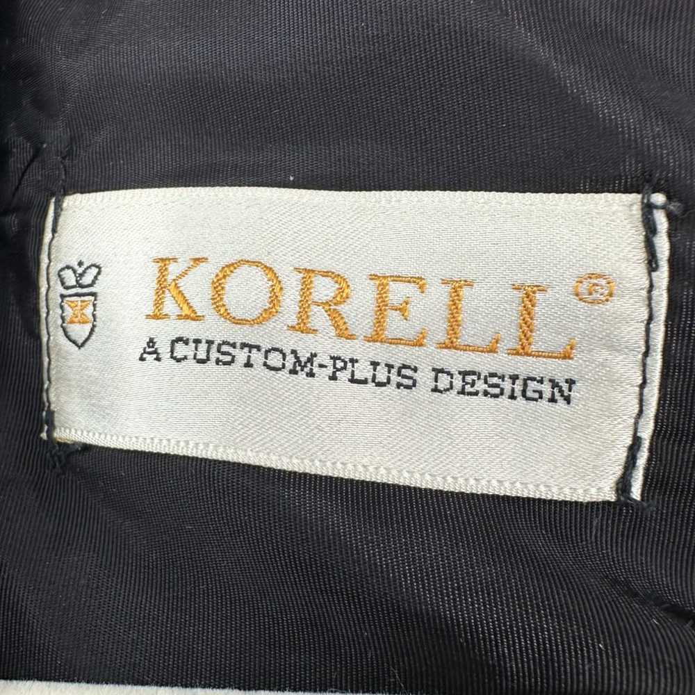 Korell | XL | Custom-Plus Metallic Blue Embroider… - image 2