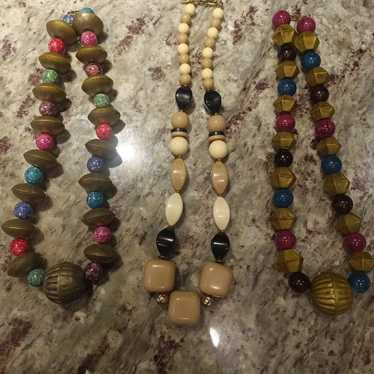 Vintage necklace set of three