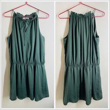 BB Dakota Satin Halter Dropped Waist Casual Dress… - image 1