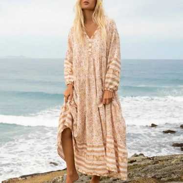 Billabong Seeker Shine On Maxi Dress SMALL Bohemi… - image 1