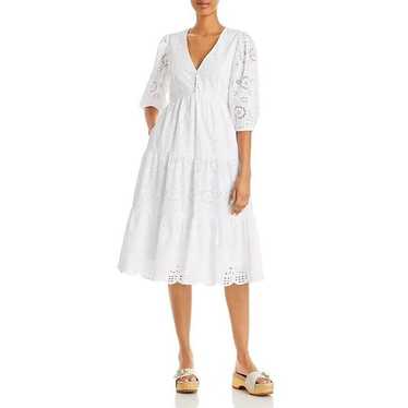 $188 French Connection Women White Eyelet Abana B… - image 1