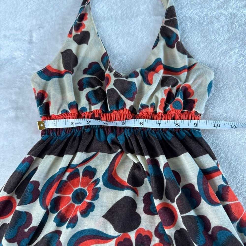 Vtg Y2K Twenty One Halter Dress Size S Floral Mul… - image 6