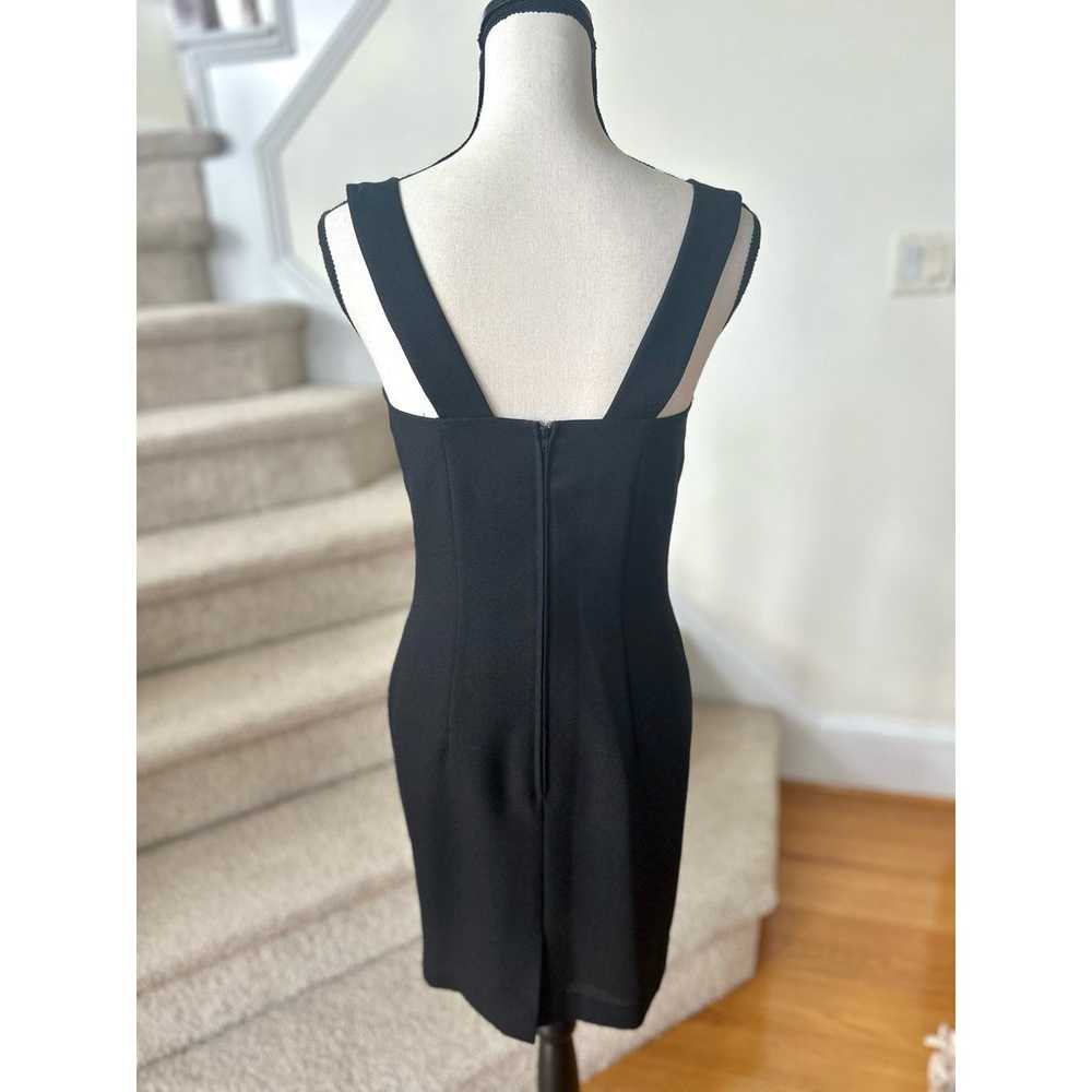 Vintage Jessica Howard Black Mini Dress Rhineston… - image 2