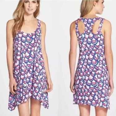 Lilly Pulitzer Tank Dress Blue Pink Monterey Summe