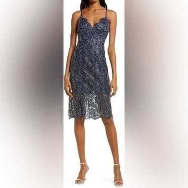 Chelsea28 Embroidered Lace Sheath Dress