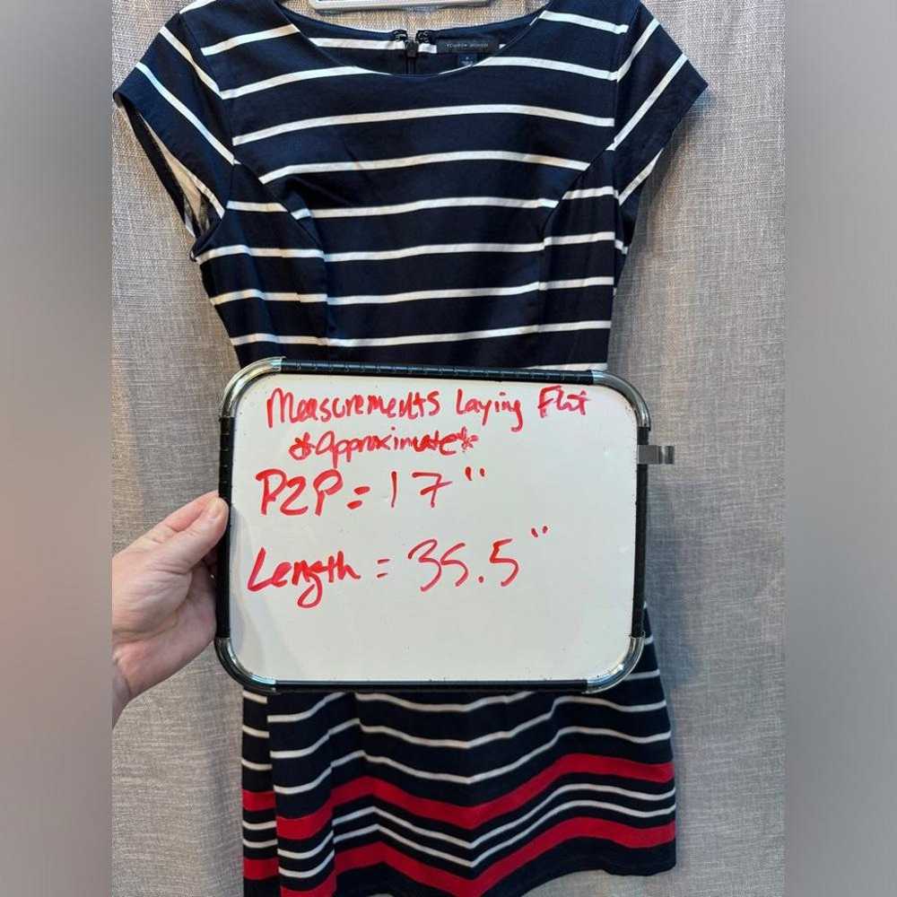 Tommy Hilfiger Striped A-line Dress Size 6 - image 2