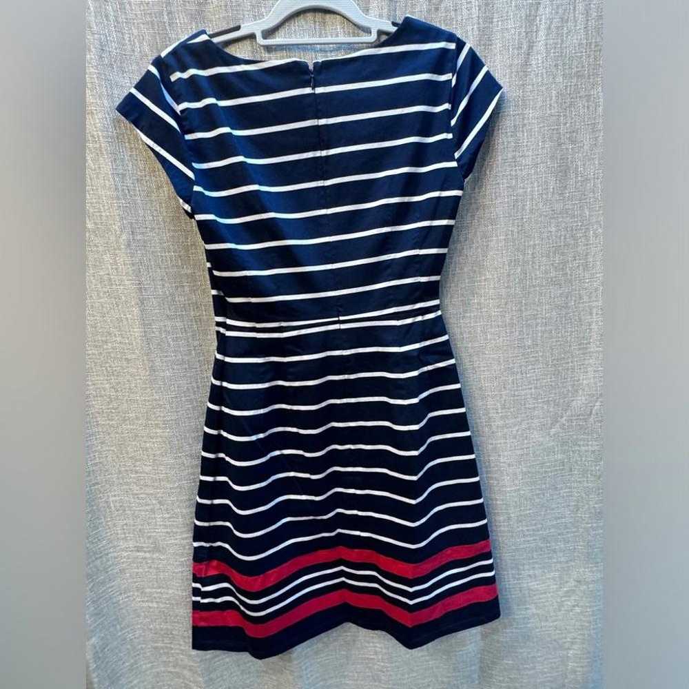 Tommy Hilfiger Striped A-line Dress Size 6 - image 7