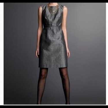 BANANA REPUBLIC Metallic Houndstooth Dress- perfe… - image 1