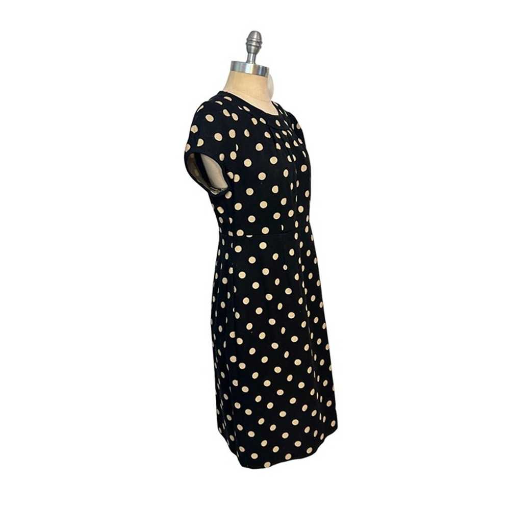 Boden Womens Black & White Polka Dot Short Sleeve… - image 2