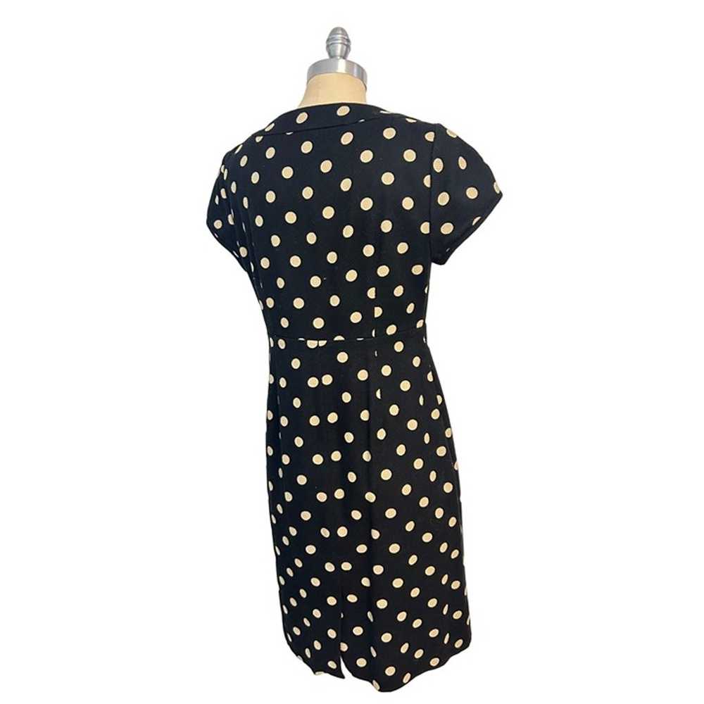 Boden Womens Black & White Polka Dot Short Sleeve… - image 3