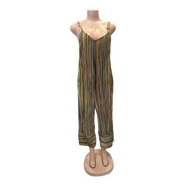 NWOT Zara Jumpsuit Womens Medium Wide-Leg Sleevele