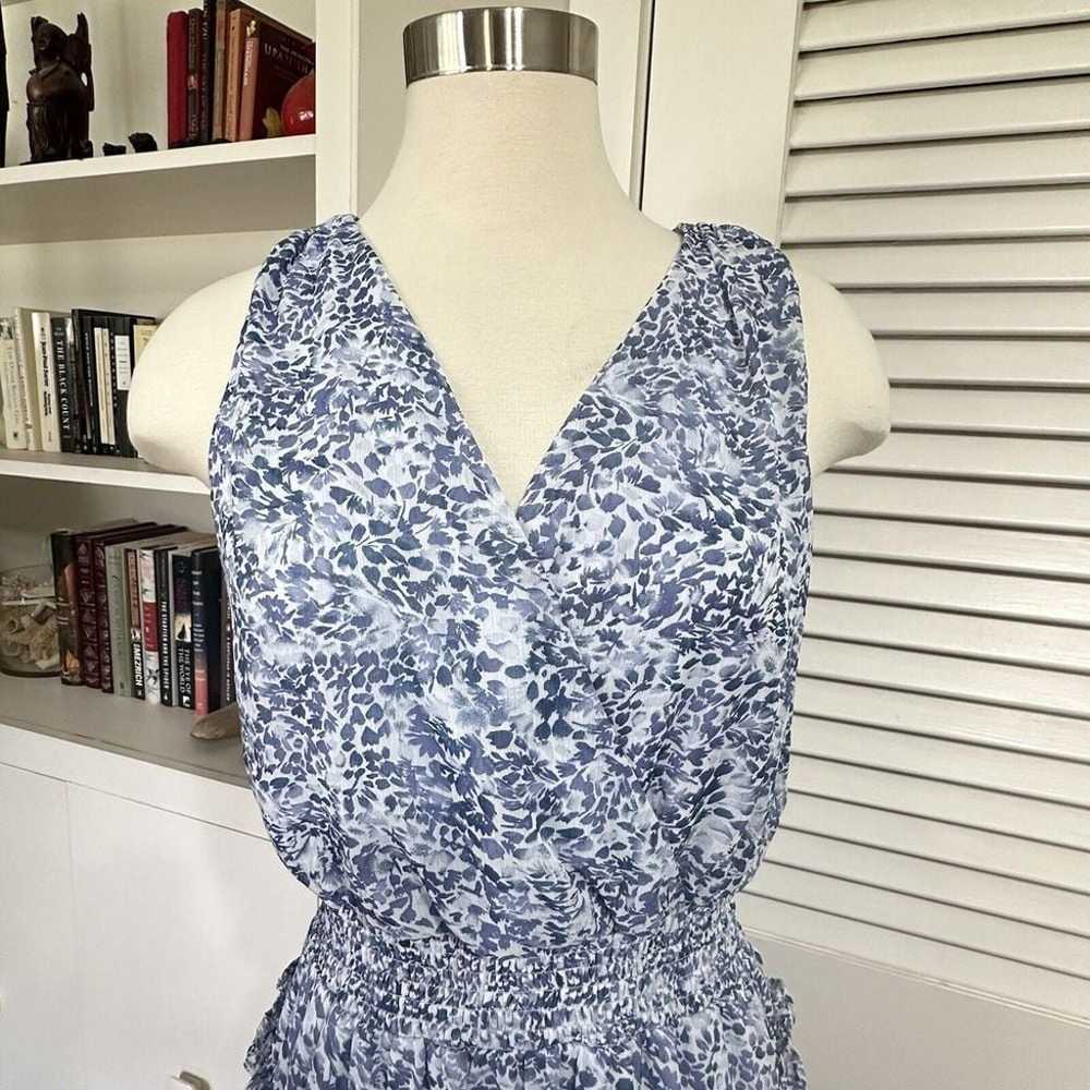 1. State Floral Tiered Ruffle Dress Womens M Blue… - image 3