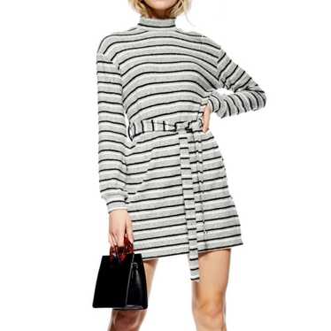 NEW TOPSHOP STRIPED MINI DRESS