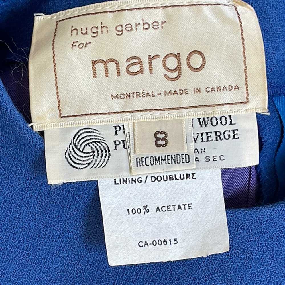 Hugh Garber for Margo Woman's Vintage Size 8 Blue… - image 8