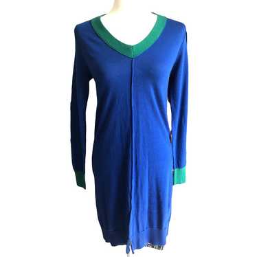 Stile Benetton Blue & Green Colorblock Preppy Long