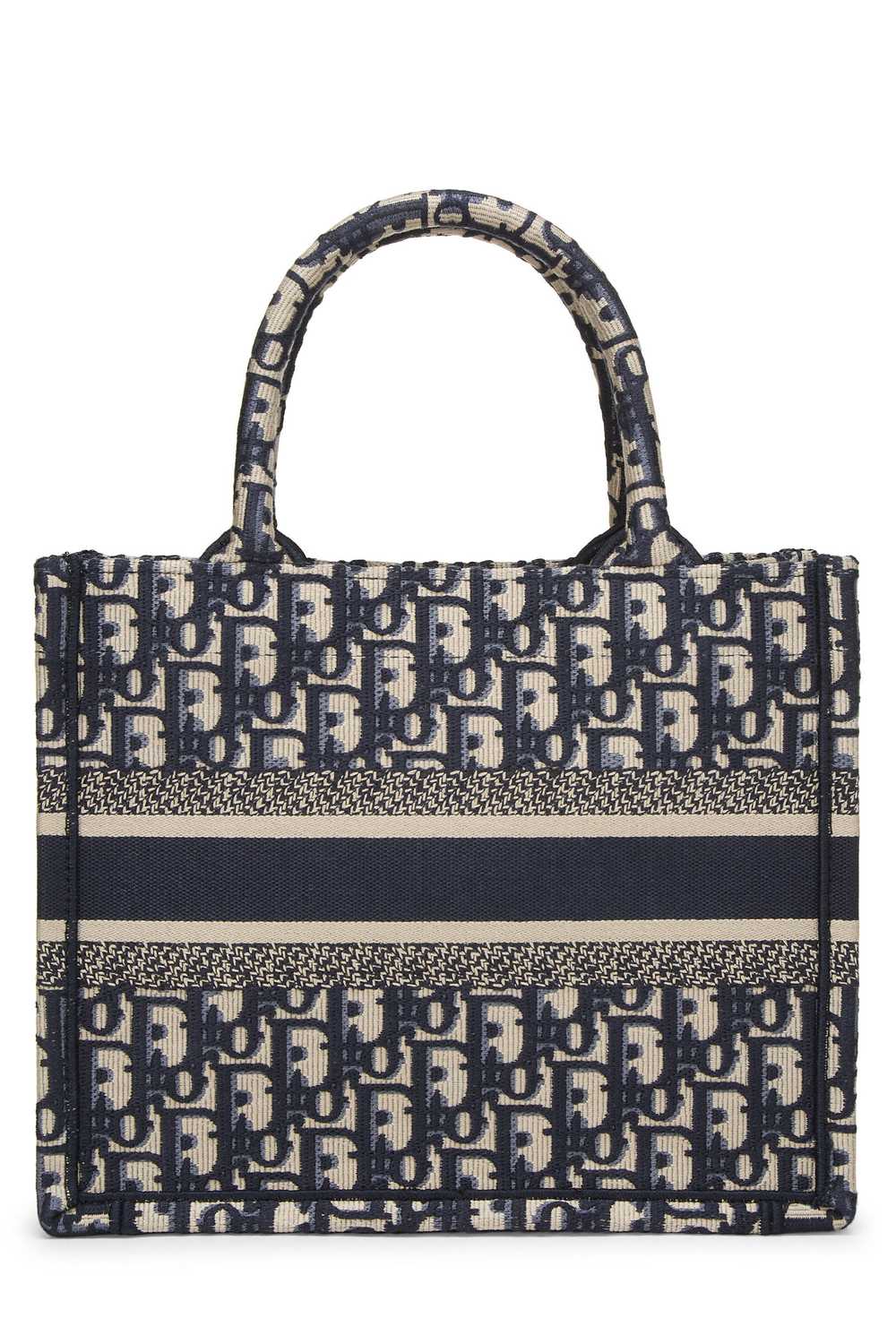 Navy Diorissimo Canvas Book Tote Small - image 4